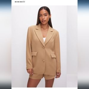 NWT- Good American Drapey Blazer- Size 3/4